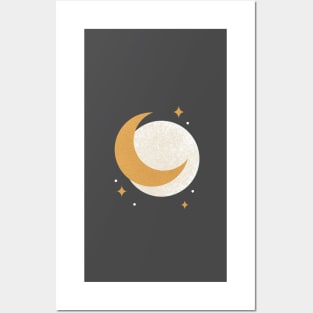 Moon Sparkle - Celestial Art Posters and Art